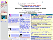 Tablet Screenshot of anewshop.com